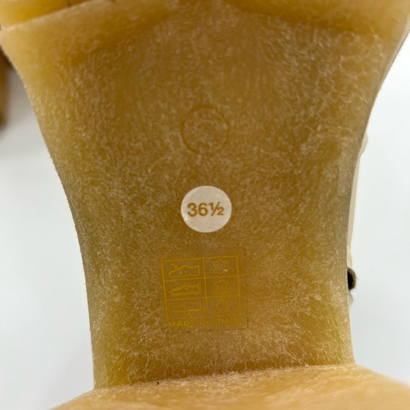 Free People Women's James Leather Chunky Lug Sole Chelsea Boots Bone - Picture 6 of 11